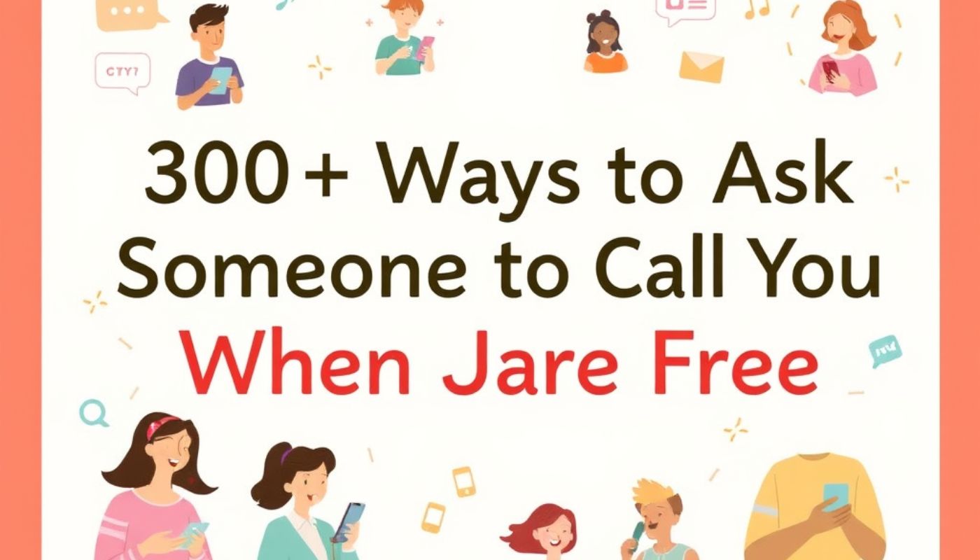 300+ Ways to “Ask Someone to Call You When They Are Free”