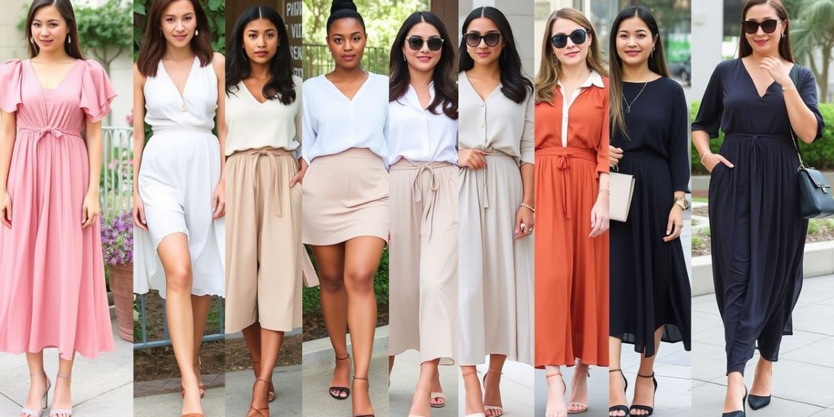 25+ Elegant Modest Summer Outfits for Plus Size Women to Stay Cool and Covered