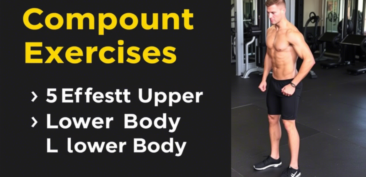 Compound Exercises List: 5 Effective Upper and Lower Body Movements