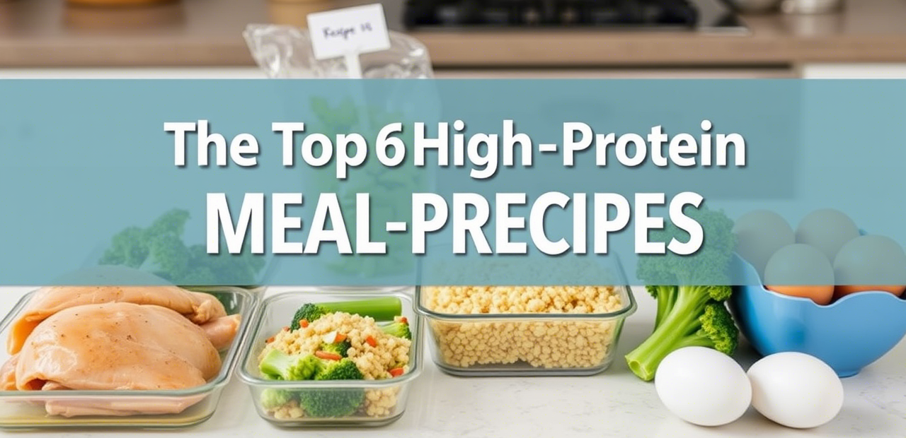 THE TOP 6 HIGH PROTEIN MEAL PREP RECIPES