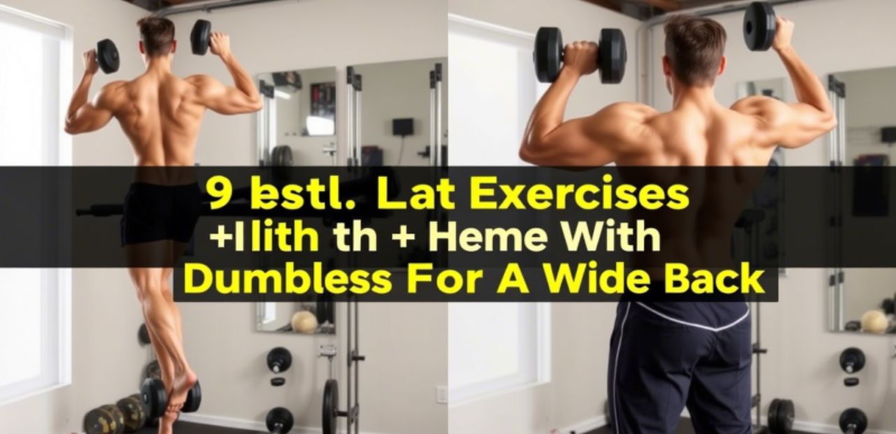 9 Best Lat Exercises At Home With Dumbbells For A Wide Back