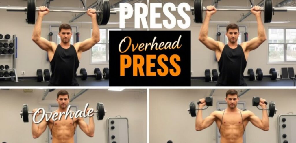 Overhead Press (Barbell or Dumbbell)